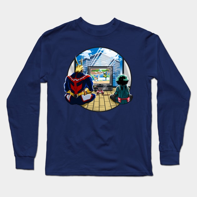 Stay-at-Home Heroes Long Sleeve T-Shirt by manoystee